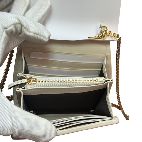 NEW! GUCCI BLONDIE MEDIUM LEATHER WALLET ON CHAIN - Picture 8 of 11